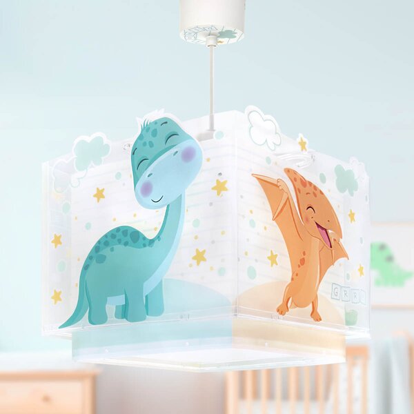 Παιδικό Φωτιστικό Οροφής Μονόφωτο Ango Baby Dinos 63452M