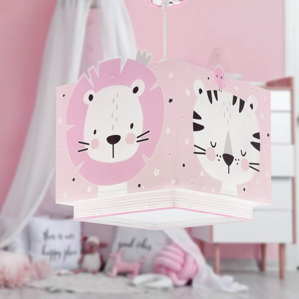 Παιδικό Φωτιστικό Οροφής Μονόφωτο Ango Baby Jungle Pink 63112MS