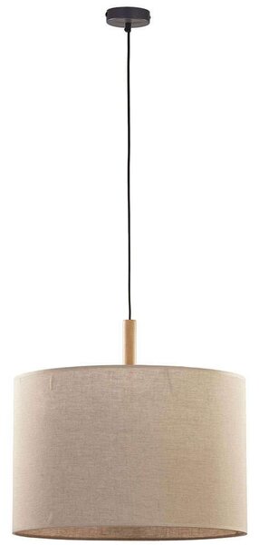 Φωτιστικό Οροφής Deva Nature 6107 1xΕ27 15W Φ50cm 175cm Beige TK Lighting