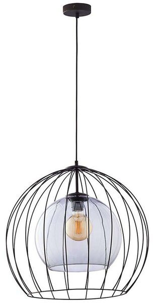 Φωτιστικό Οροφής Universo 2552 1xΕ27 15W Φ50cm 180cm Black TK Lighting