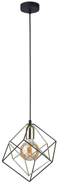 Φωτιστικό Οροφής Alambre 2777 1xΕ27 15W 28x175cm Black TK Lighting