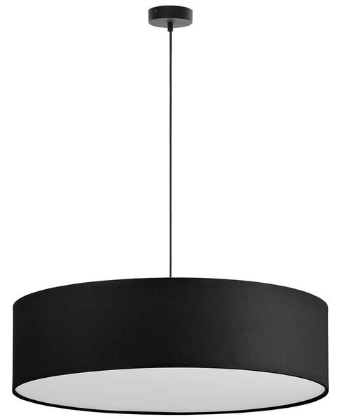 Φωτιστικό Οροφής Rondo 4857 3xΕ27 15W Φ60cm 120cm Black TK Lighting