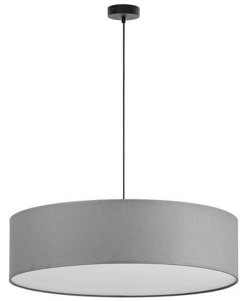 Φωτιστικό Οροφής Rondo 4858 3xΕ27 15W Φ60cm 120cm Grey TK Lighting