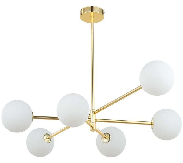 Φωτιστικό Οροφής Sarius 4736 6xG9 6W 90x64cm Gold TK Lighting