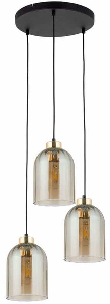 Φωτιστικό Οροφής Satipo 5624 3xΕ27 15W 34x100cm Amber TK Lighting