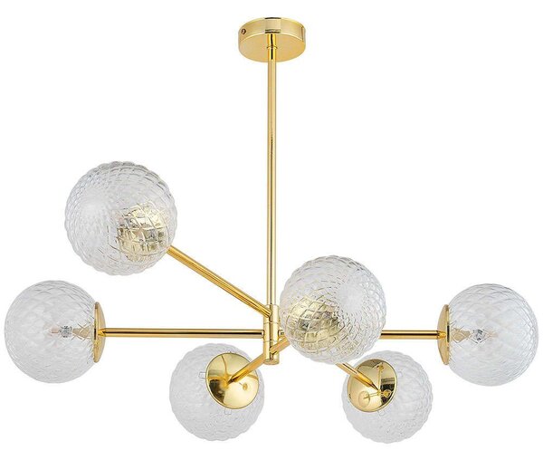 Φωτιστικό Οροφής Cadix 4606 6xG9 6W 93x64cm Gold TK Lighting