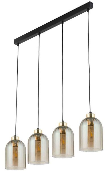 Φωτιστικό Οροφής Satipo 5625 4xΕ27 15W 102x145cm Amber TK Lighting