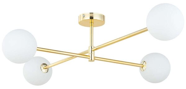 Φωτιστικό Οροφής Sarius 4738 4xG9 6W 90x21cm Gold TK Lighting