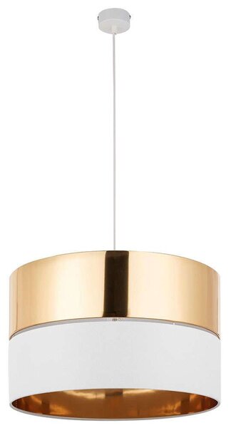 Φωτιστικό Οροφής Hilton 4771 1xΕ27 15W Φ50cm 175cm White-Gold TK Lighting