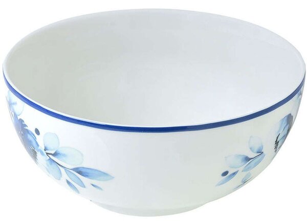 Σαλατιέρα Blue Rose 07-16166 23cm White-Blue Estia