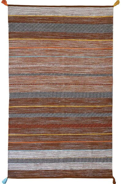 Χαλί Antique Kilim 6080 Χειροποιήτο Beige-Brown New Plan