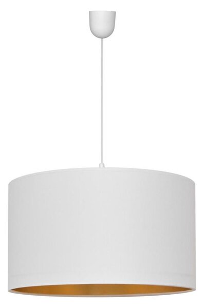 Κρεμαστό φωτιστικό οροφής ALBA 1xE27/60W/230V δ. 45 cm λευκό/χρυσό