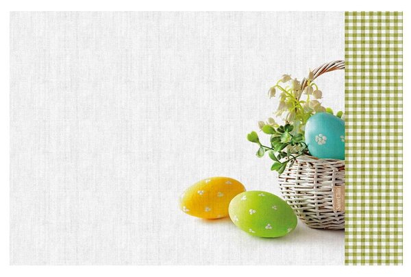 Σουπλά Easter 08 45X33 White-Green Saint Clair