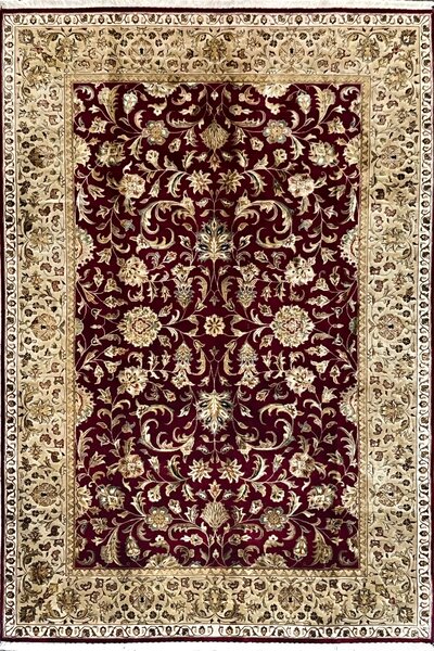 Χαλί Χειροποίητο Indian Jammu Wool + Silk 24-242 301x206