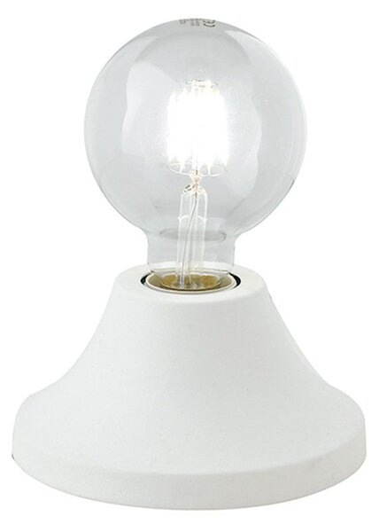 Επιτραπέζιο Φωτιστικό I-Vesevus-L E27 15x8cm White Luce Ambiente Design