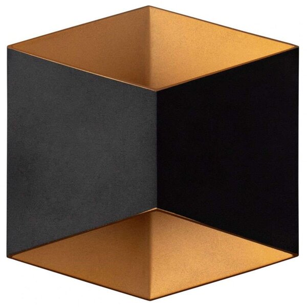 Φωτιστικό Τοίχου - Απλίκα Triangled 8141 17x17,2cm 2xLed 750lm 5W 3000K Black-Gold Nowodvorski