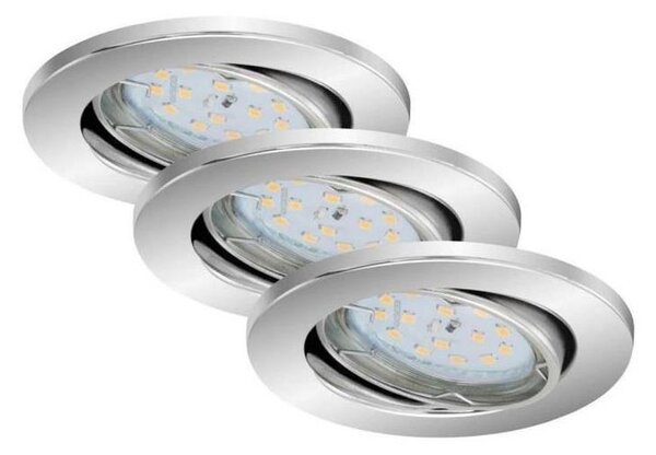 Briloner 7219-038-ΣΕΤ 3xLED Dimmable φωτιστικό μπάνιου 1xGU10/5W/230V IP23