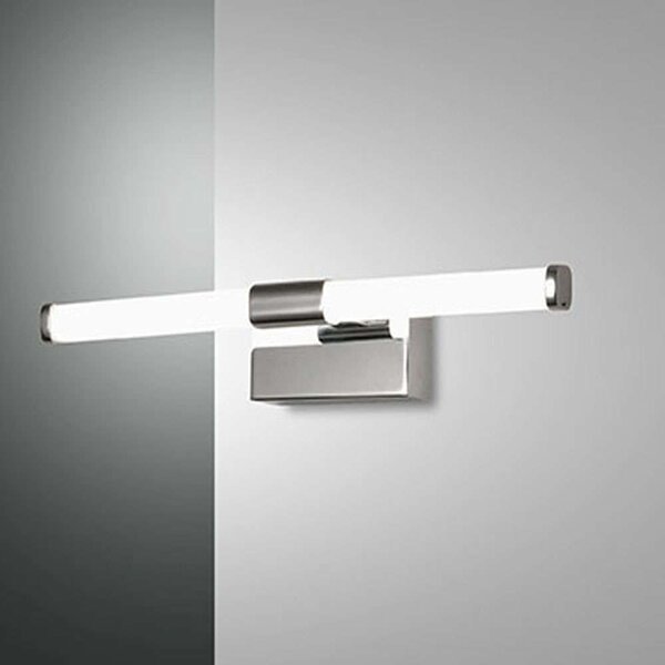 Φωτιστικό Τοίχου - Απλίκα Ago 3720-21-101 33,5x8,8x5,5cm Led 480lm 8W Chrome Fabas Luce