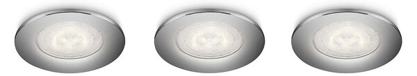 Philips 59100/11/16 - ΣΕΤ 3x Κρεμαστό φως οροφής LED SCEPTRUM LED/3W/230V