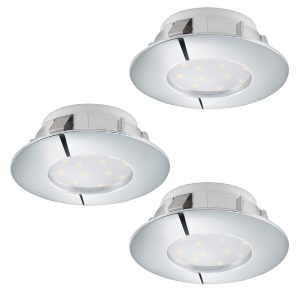 Eglo 95822 - ΣΕΤ 3x Κρεμαστό φως οροφής LED PINEDA 1xLED/6W/230V