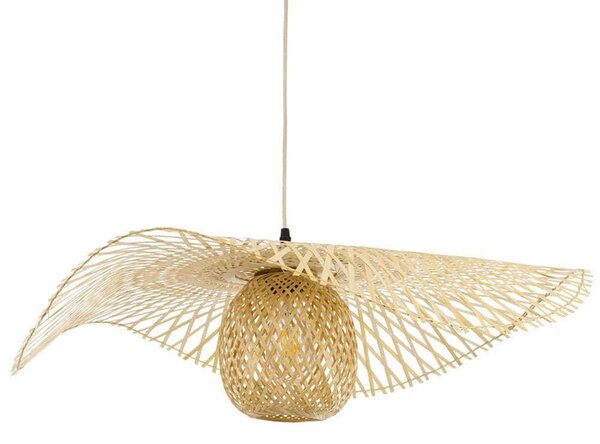 Φωτιστικό Οροφής Boho Cinnabar 01837 Φ75x21cm 1xE27 Beige GloboStar