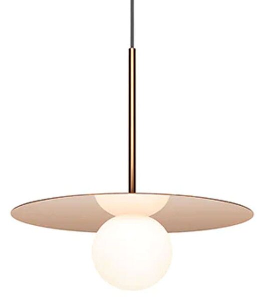 Φωτιστικό Οροφής Bola Disc 12 10672 30,5x10,2cm Dim Led 390lm 6W Rose Gold Pablo Designs