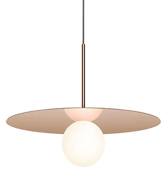 Φωτιστικό Οροφής Bola Disc 18 10677 45,7x12,7cm Dim Led 390lm 6W Rose Gold Pablo Designs