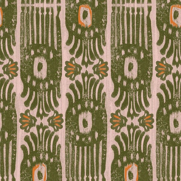 Ταπετσαρία Ikat WP20818 Multi-Green MindTheGap