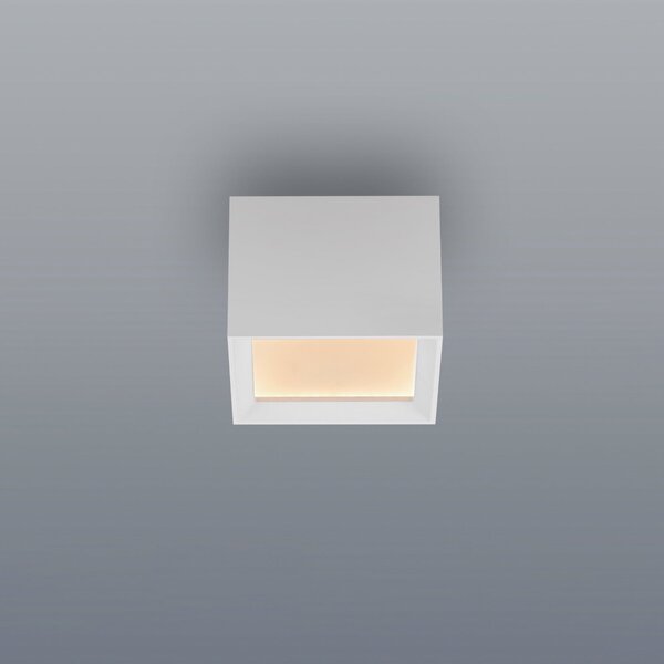 PURE Φωτιστικό οροφής LED Manhatten, χρώμα snow, 1 λάμπα, CCT, ρυθμιζόμενος, Λευκό, Διάδρομος, Αλουμίνιο, σύγχρονο