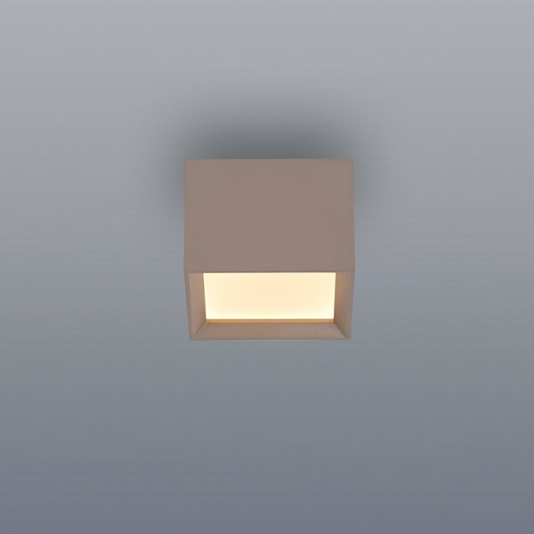 PURE Φωτιστικό οροφής LED Manhatten, χάλκινο, 1 λάμπα, CCT, ρυθμιζόμενος, Μπρούτζινο / Αντικέ ορείχαλκου, Διάδρομος, Αλουμίνιο, σύγχρονο
