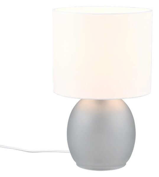 Φωτιστικό Επιτραπέζιο Vela 517900111 18x29cm 1xE14 10W Grey-White Trio Lighting