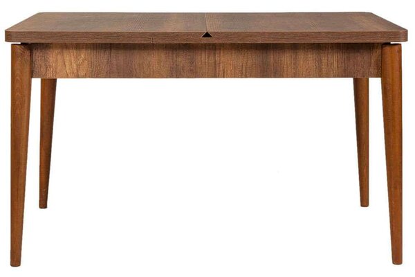 Τραπέζι Επεκτεινόμενο Vina 869VEL5142 130/165x80x77cm Walnut