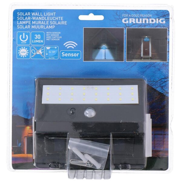 Grundig - Ηλιακό φως LED με αισθητήρα 1xLED/0,25W/1xAA