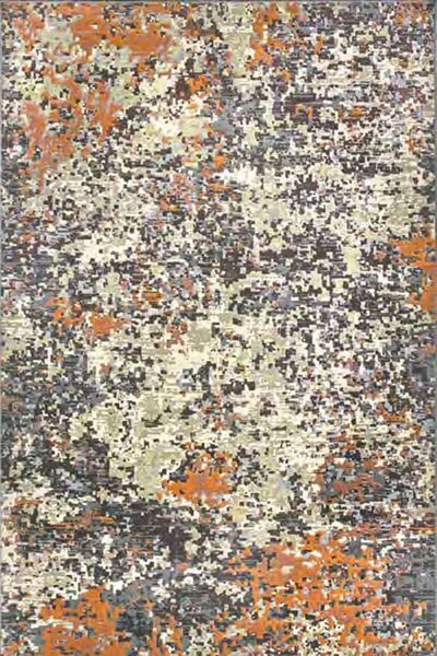 Χαλί Vittoria 978004/7161 Grey-Orange Carpet Couture