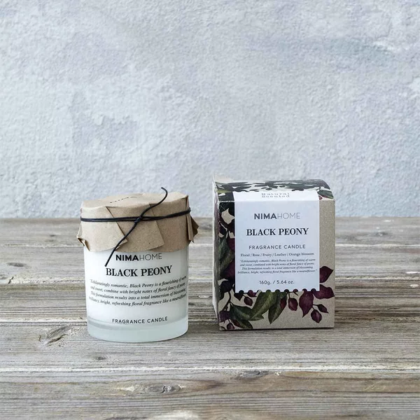 Κερί Αρωματικό 160gr Nima Aroma Black Peony
