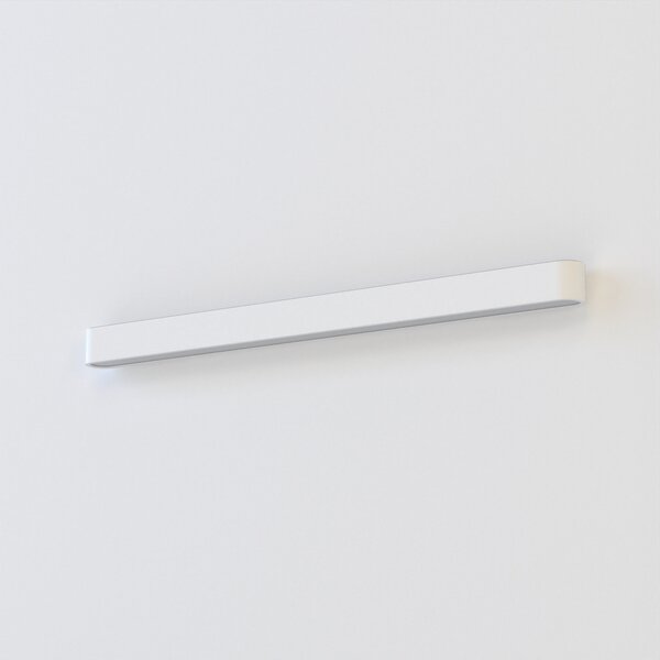Nowodvorski Lighting Φωτιστικό τοίχου Soft, πλάτος 90 cm, λευκό, αλουμίνιο, G13, Λευκό, Σαλόνι / τραπεζαρία, Μέταλλο, σύγχρονο, Πρίζα τοίχου πάνω/κάτω