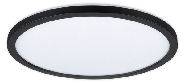 Paulmann Atria Shine LED Panel μαύρο Ø29cm 3000K on/off, Μαύρο, Σαλόνι / τραπεζαρία, Πλαστικό, σύγχρονο