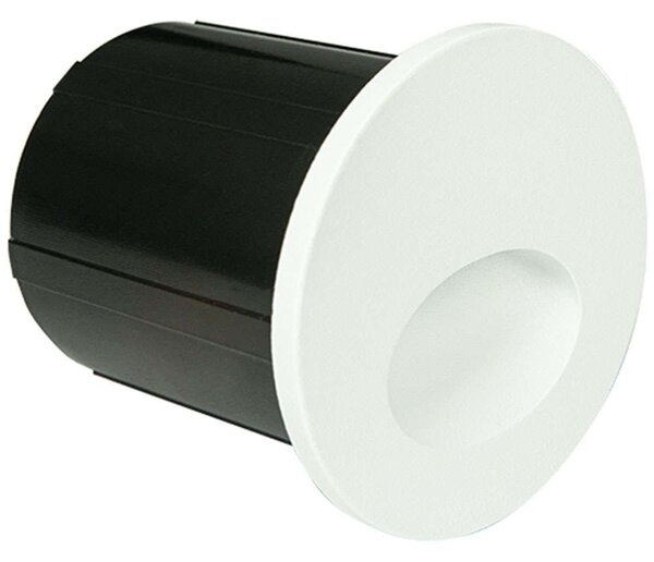 Φωτιστικό Τοίχου Χωνευτό E320 Φ7x6cm Led 133lm 3W 3000K White