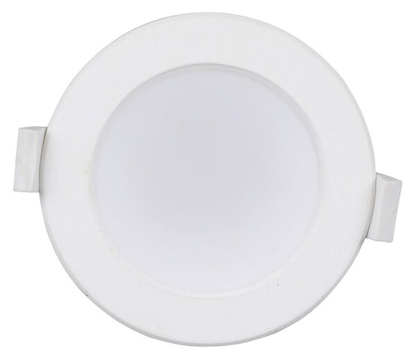 PRIOS Φωτιστικό εσοχής LED Prios Rida, σετ 3 τεμαχίων, λευκό, 15 cm, CCT, IP44, ρυθμιζόμενος, Λευκό, Μπάνιο, Αλουμίνιο, σύγχρονο, Φωτιστικά εσοχής στρογγυλά