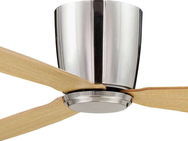 Beacon Lighting Ανεμιστήρας οροφής Airfusion Radar τικ Ø 132 cm αθόρυβος, Ξύλου, Σαλόνι / τραπεζαρία, Ξύλο, σύγχρονο