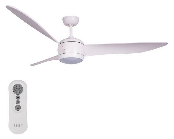 Lucci air 512911 - LED Ανεμιστήρας οροφής AIRFUSION LED/20W/230V ξύλο/λευκό + RC