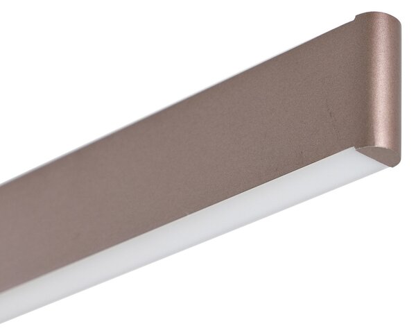 Lucande Smart LED κρεμαστό φωτιστικό Mylosh, καφέ, CCT, Tuya, ρυθμιζόμενος, Καφέ / Σκουριάς, Σαλόνι / τραπεζαρία, Αλουμίνιο, σύγχρονο