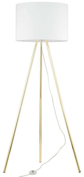 Φωτιστικό Δαπέδου Umberto 6637 Φ50x155cm 1xE27 15W White-Gold TK Lighting