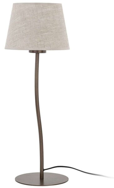 Φωτιστικό Επιτραπέζιο Nicola 16027 Φ20x37cm 1xE27 15W Brown-Grey TK Lighting