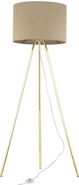 Φωτιστικό Δαπέδου Umberto 16036 Φ50x155cm 1xE27 15W Natural-Gold TK Lighting