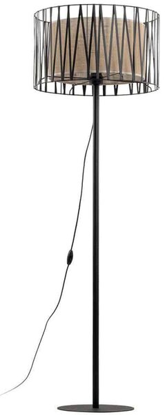 Φωτιστικό Δαπέδου Harmony 5890 Φ50x158cm 1xE27 15W Natural-Black TK Lighting