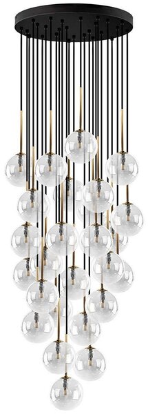 Φωτιστικό Οροφής Nilos 10099 62x62x145cm 26xG9 40W Black-Gold TK Lighting