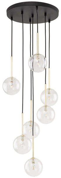 Φωτιστικό Οροφής Nilos 5362 37x37x97cm 7xG9 8W Black-Gold TK Lighting