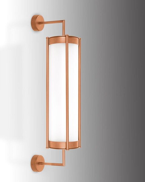 Φωτιστικό Τοίχου 01484 5W LED 3000K 400Lm 16,5x70cm Copper Luma