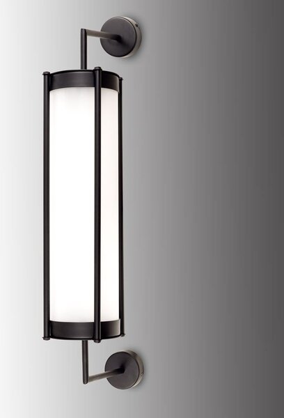 Φωτιστικό Τοίχου 01484 5W LED 3000K 400Lm 16,5x70cm Black Luma